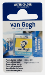 Van Gogh Sulu Boya Tablet Permanent Lemon Yellow 254