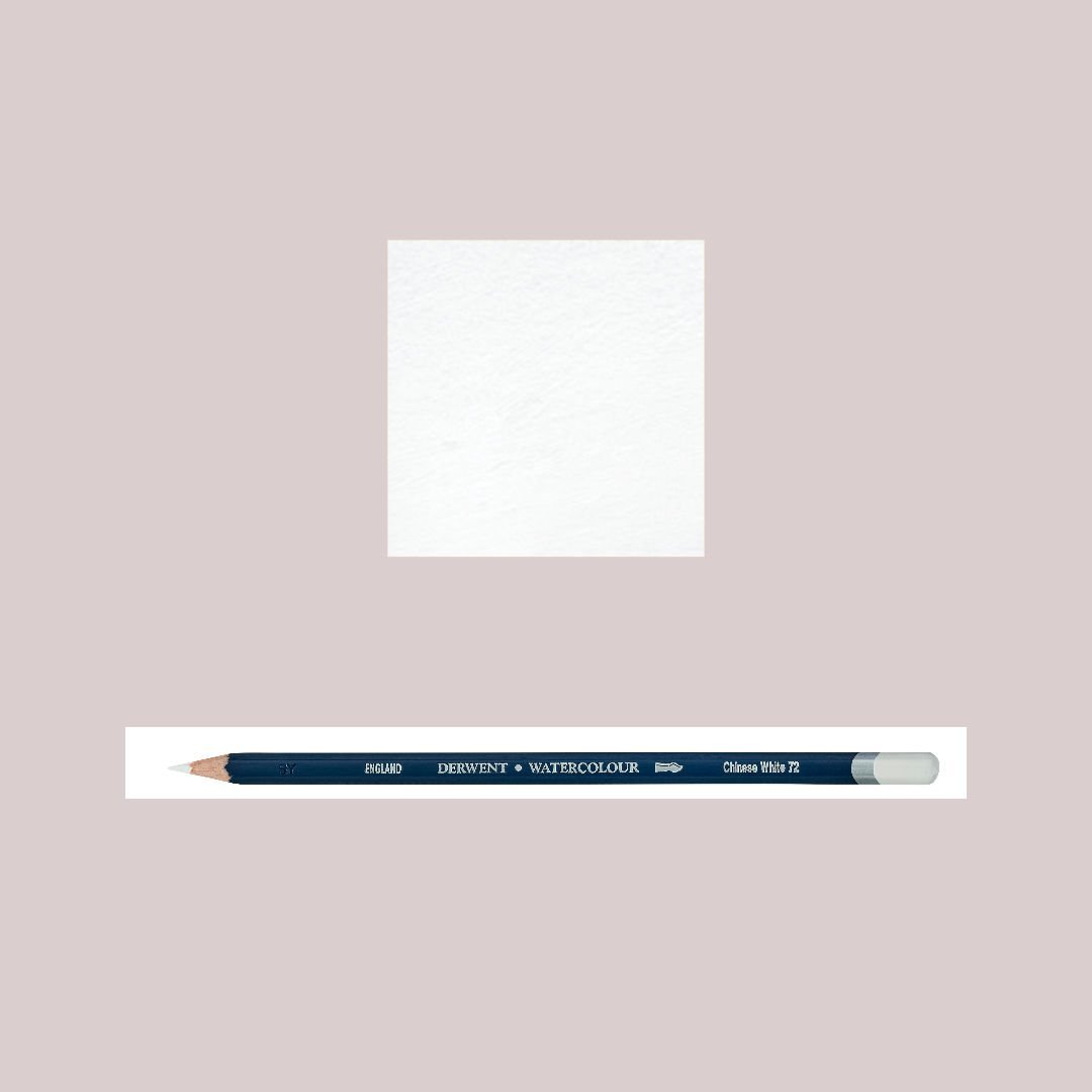 Derwent Watercolour Suluboya Kalemi 72 Beyaz (Chinese White)