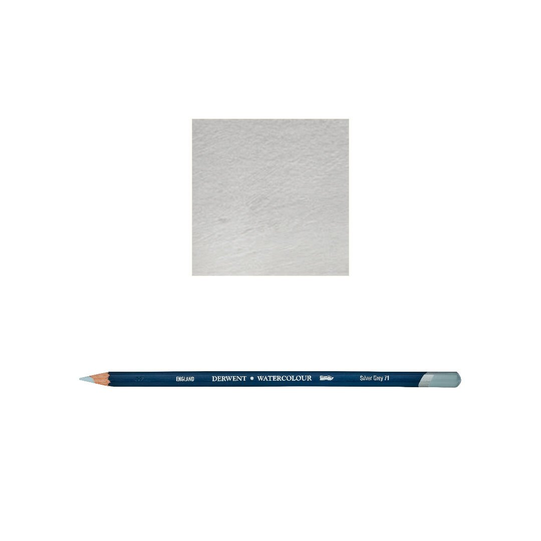 Derwent Watercolour Suluboya Kalemi 71 Silver Grey