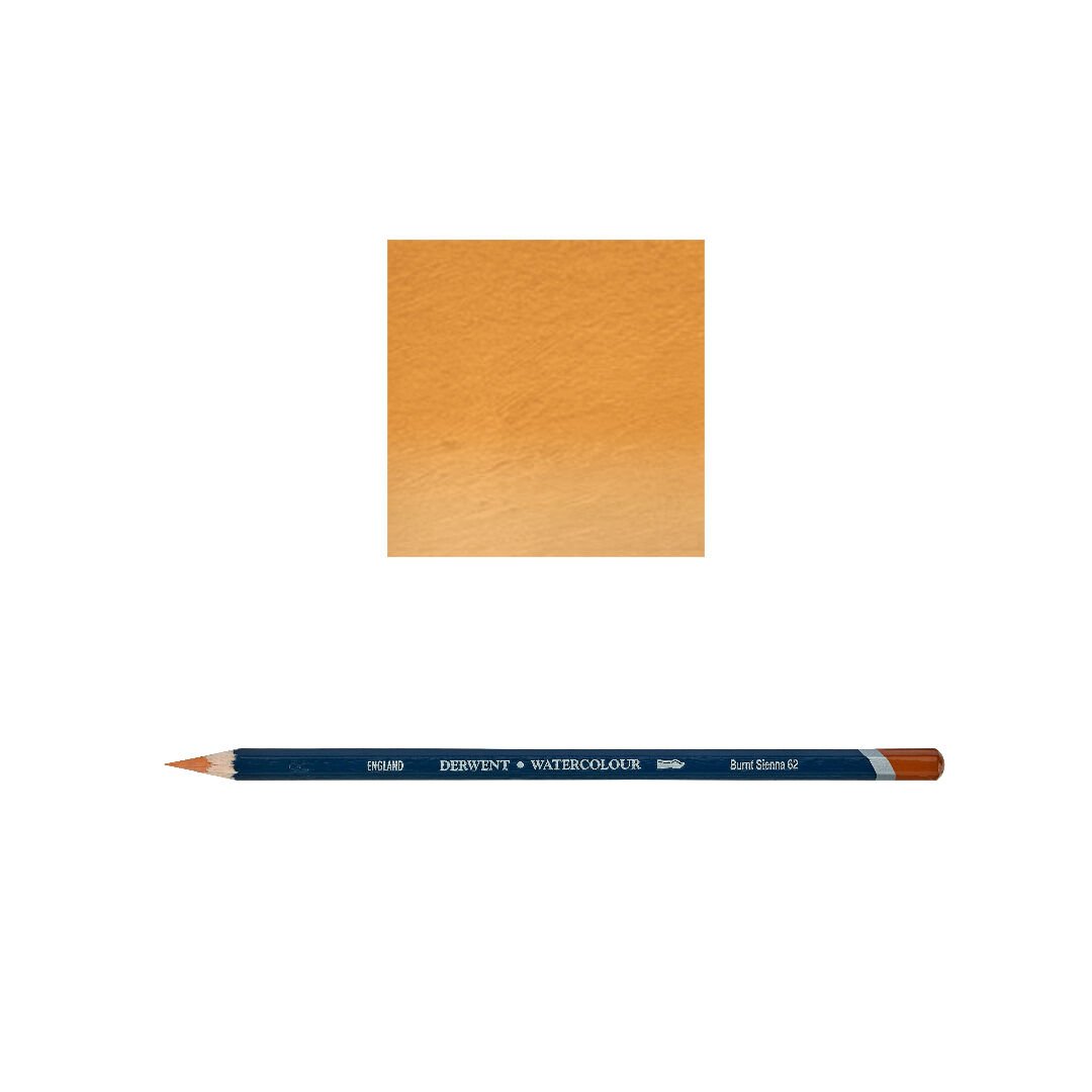 Derwent Watercolour Suluboya Kalemi 62 Burnt Sienna