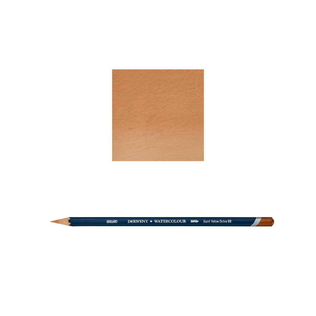 Derwent Watercolour Suluboya Kalemi 60 Burnt Yellow Ochre