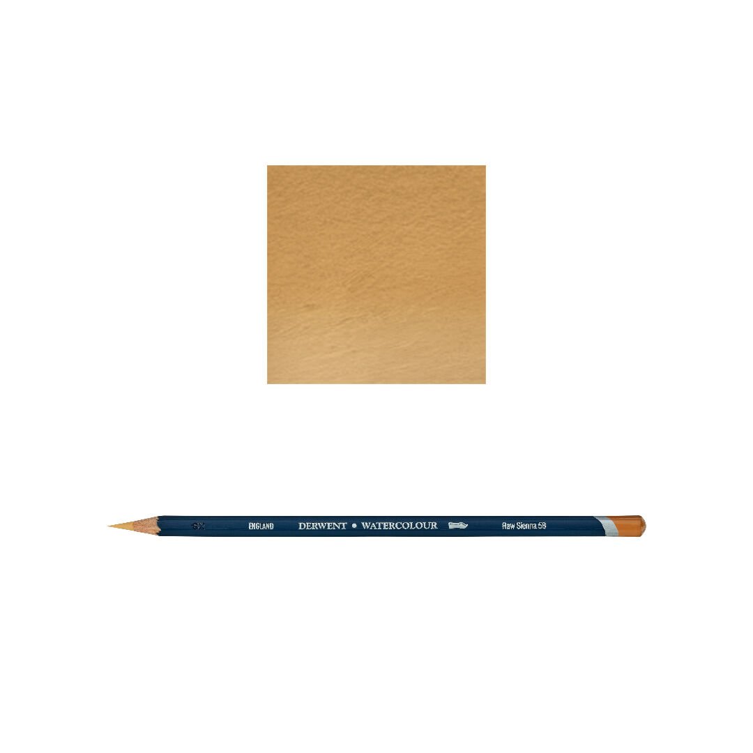 Derwent Watercolour Suluboya Kalemi 58 Raw Sienna