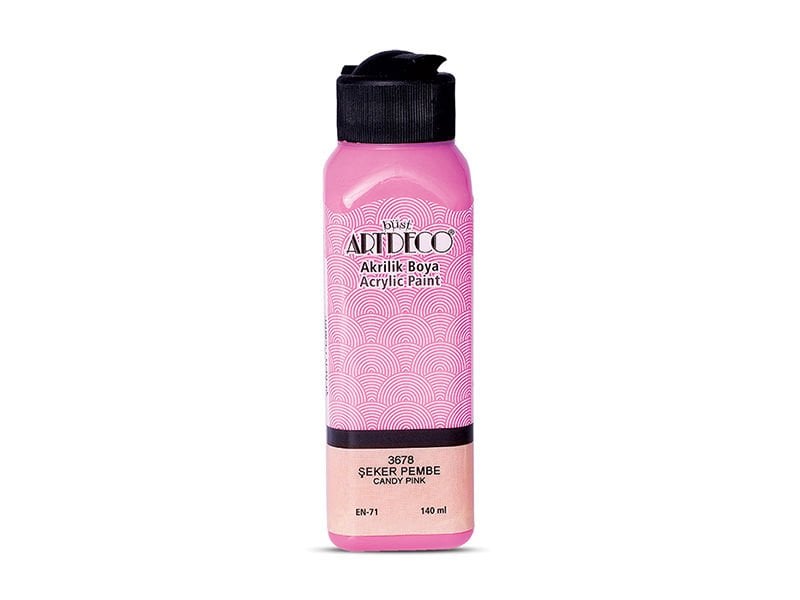 Artdeco Akrilik Boya 140ml Şeker Pembe 3678