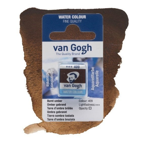 Van Gogh Sulu Boya Tablet Burnt Umber 409