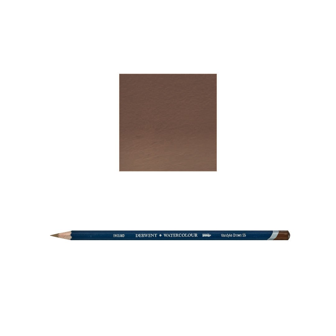 Derwent Watercolour Suluboya Kalemi 55 Vandyke Brown