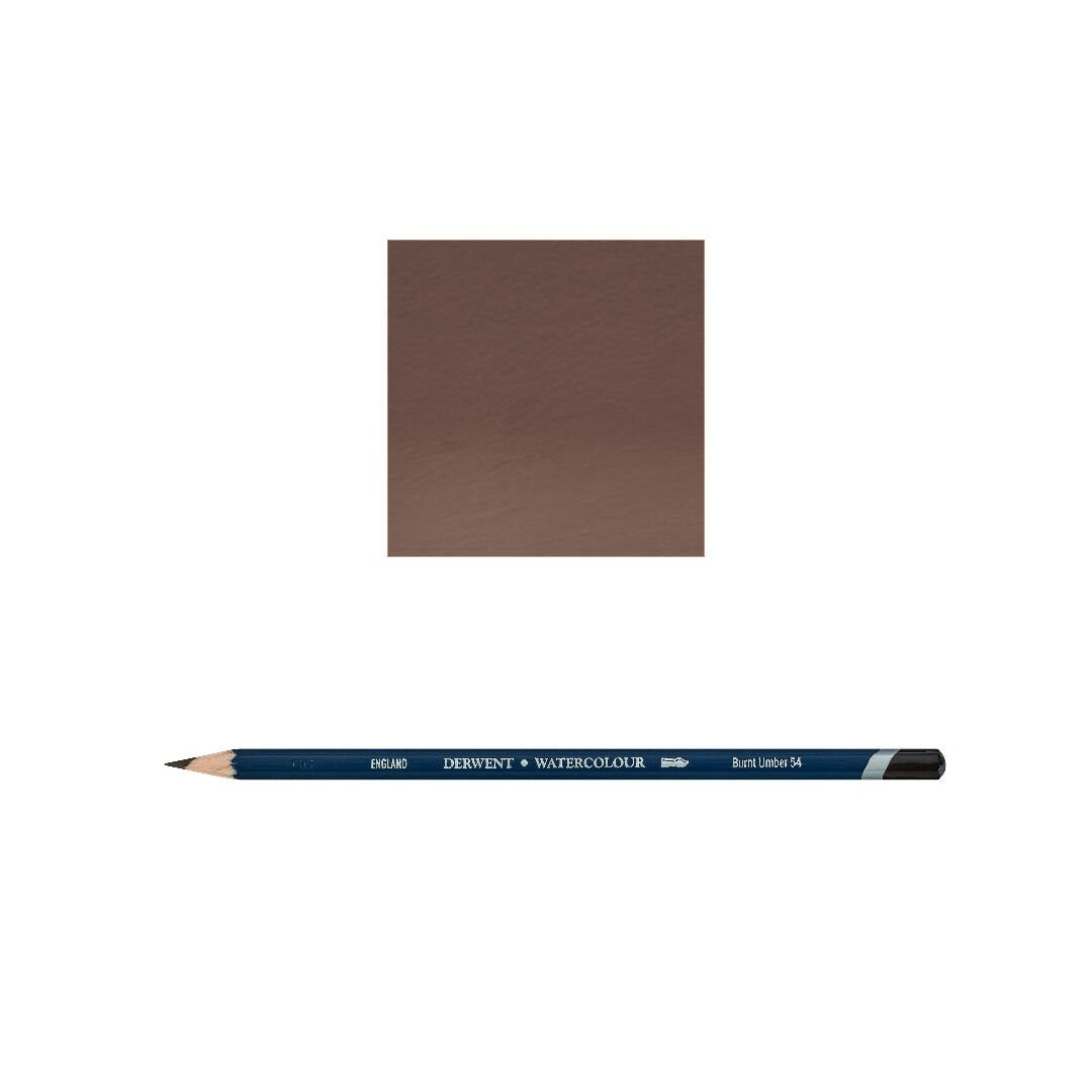 Derwent Watercolour Suluboya Kalemi 54 Burnt Umber