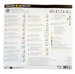 Daler Rowney Simply Multi Technique Brushes 50'Li Fırça Seti