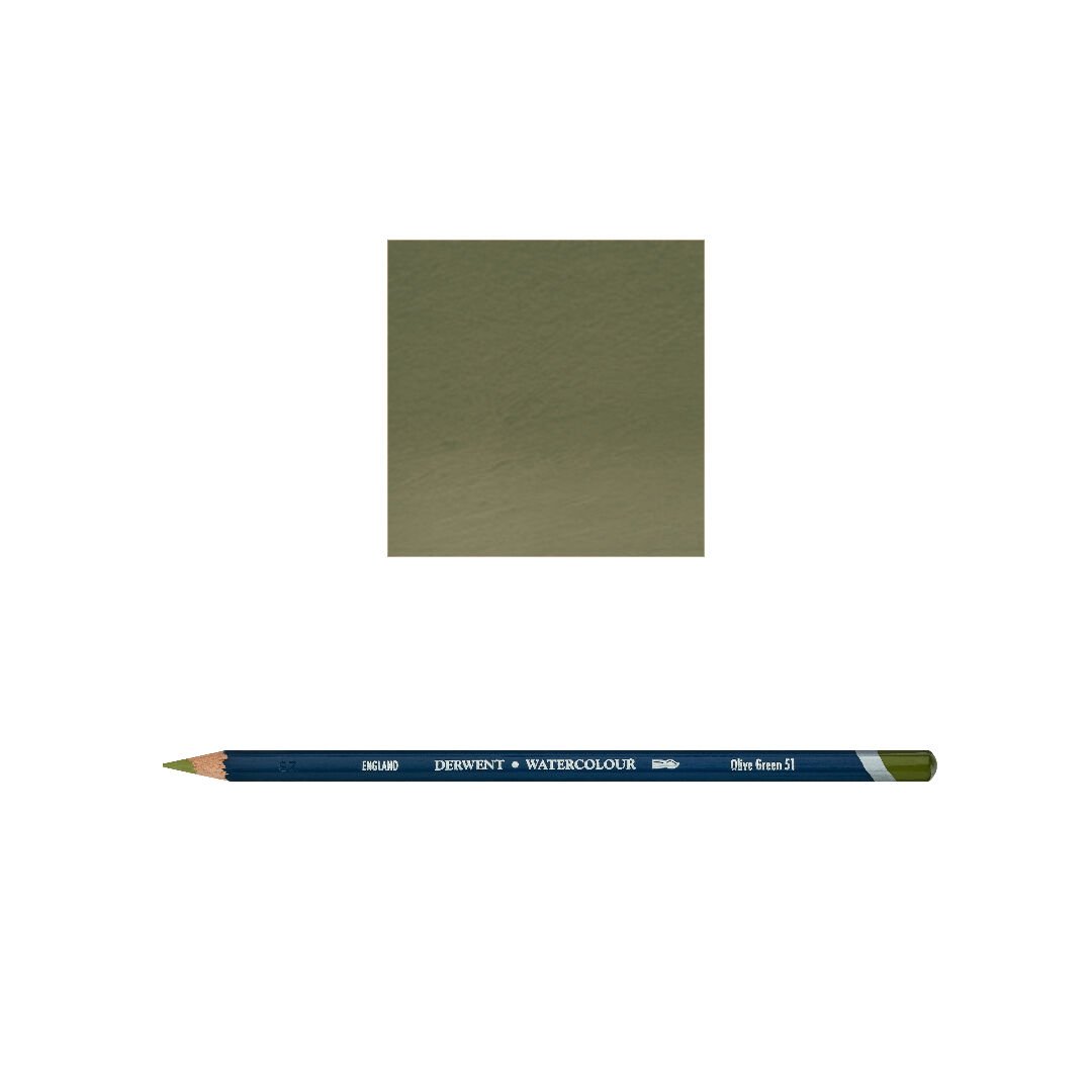Derwent Watercolour Suluboya Kalemi 51 Olive Green