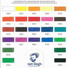 Talens Van Gogh Yağlı Pastel Boya Seti 24 'Lü