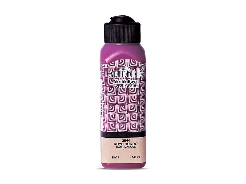 Artdeco Akrilik Boya 140ml Koyu Bordo 3644