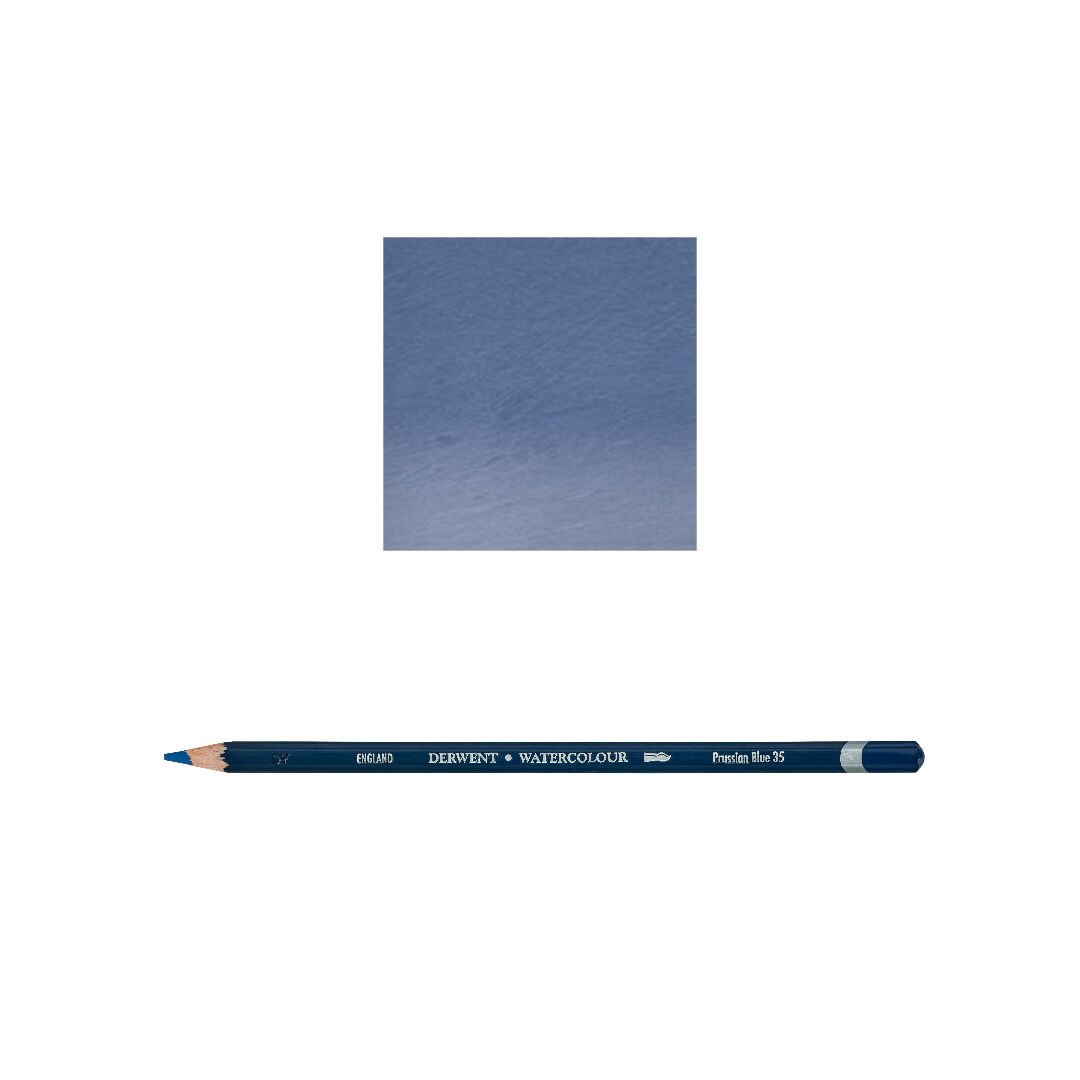Derwent Watercolour Suluboya Kalemi 35 Prussian Blue