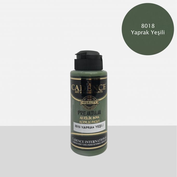 8018 YAPRAK YEŞİLİ Premium Akrilik Boya