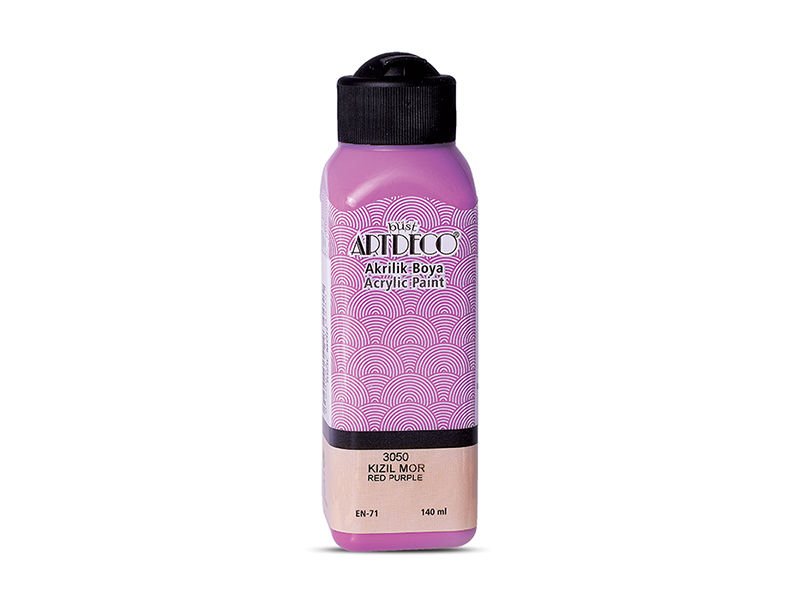 Artdeco Akrilik Boya 140ml Kızıl Mor 3050