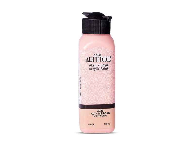 Artdeco Akrilik Boya 140ml Açık Mercan 3038
