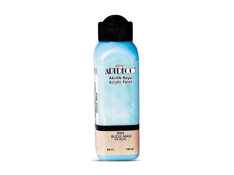 Artdeco Akrilik Boya 140ml Buzul Mavi 3034