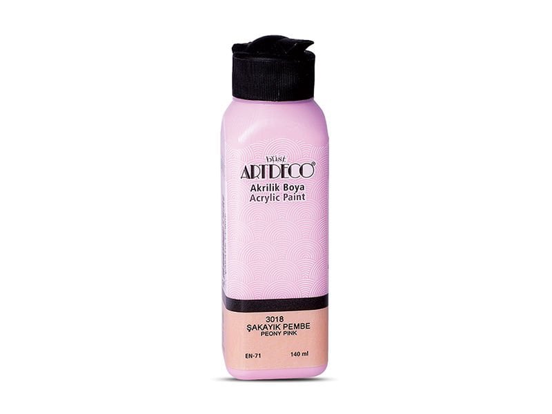 Artdeco Akrilik Boya 140ml Şakayık Pembe 3018