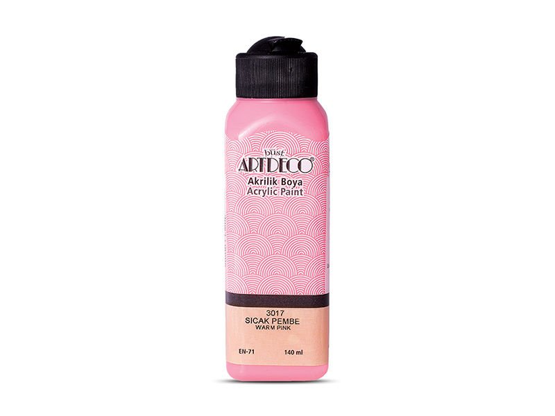 Artdeco Akrilik Boya 140ml Sıcak Pembe 3017