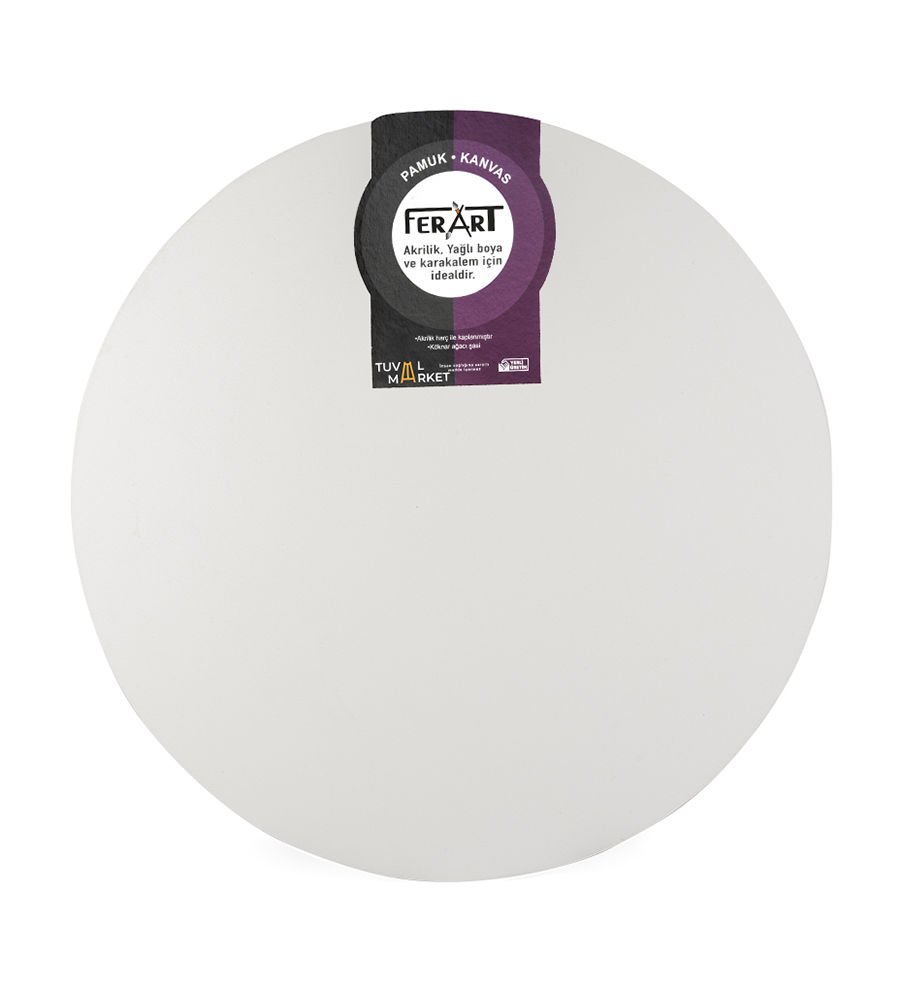 90 cm Yuvarlak Tuval