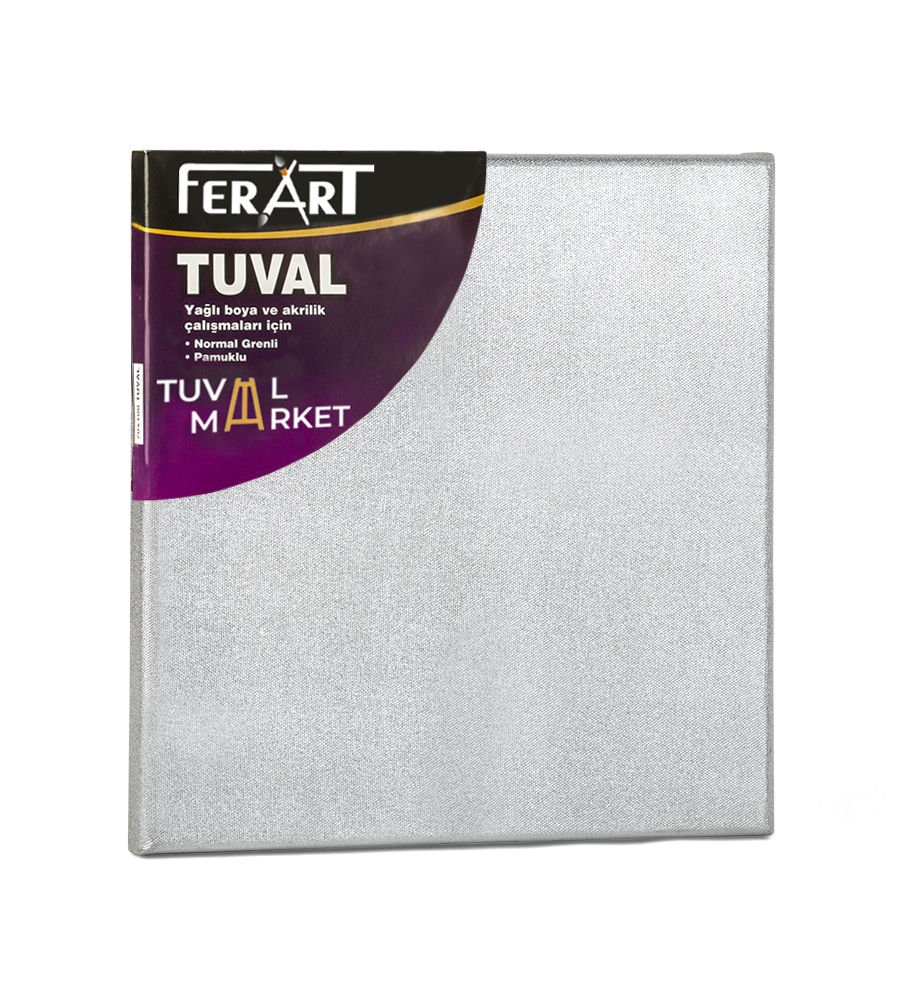 20x20 cm Tuval STD SILVER