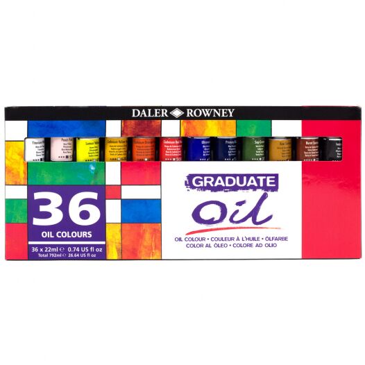 Daler Rowney Graduate Yağlı Boya Seti 36 Renk x 22 ml