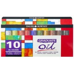 Daler Rowney Graduate Yağlı Boya Seti 10 Renk x 38 ml