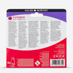 Daler Rowney Georgian WMO Sulandırılabilir Yağlı Boya Selection Set 6 Renk x 20 ml