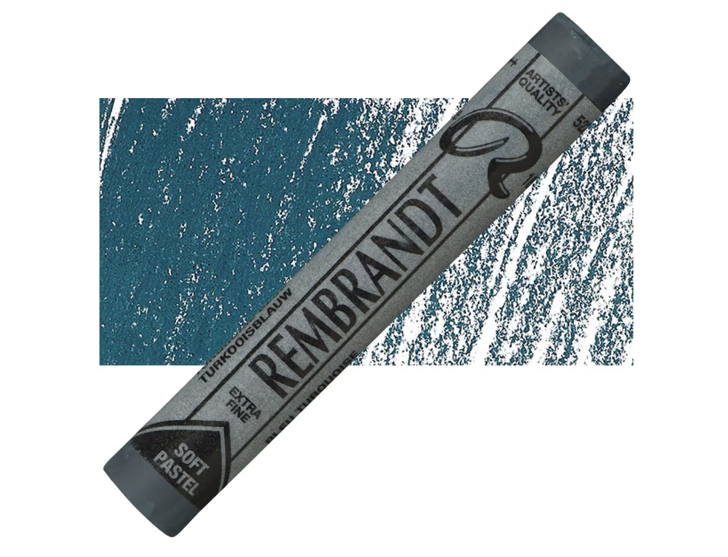Rembrandt Soft Pastel Turquoise Blue 522.2