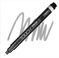 Touch Opaque Marker Su Bazlı Akrilik Kalem Fine Uç 0.8 - 1.3 mm Metallic Silver 28