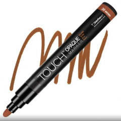 Touch Opaque Marker Su Bazlı Akrilik Kalem Medium Uç 1.5 - 2.3 mm Brown 20