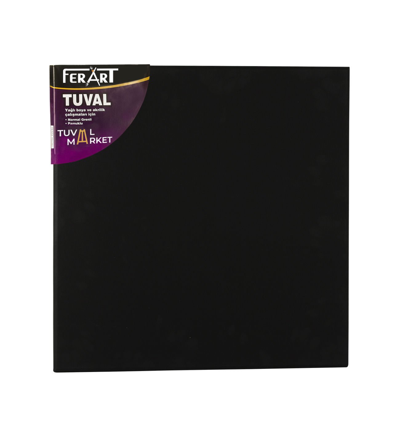 60x60 cm Tuval STD BLACK