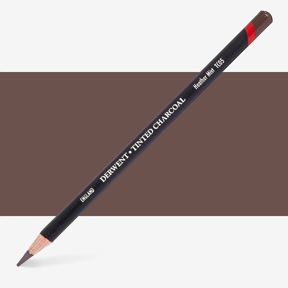 Derwent Tinted Charcoal Renkli Kömür Füzen Kalem TC05 Heather Mist