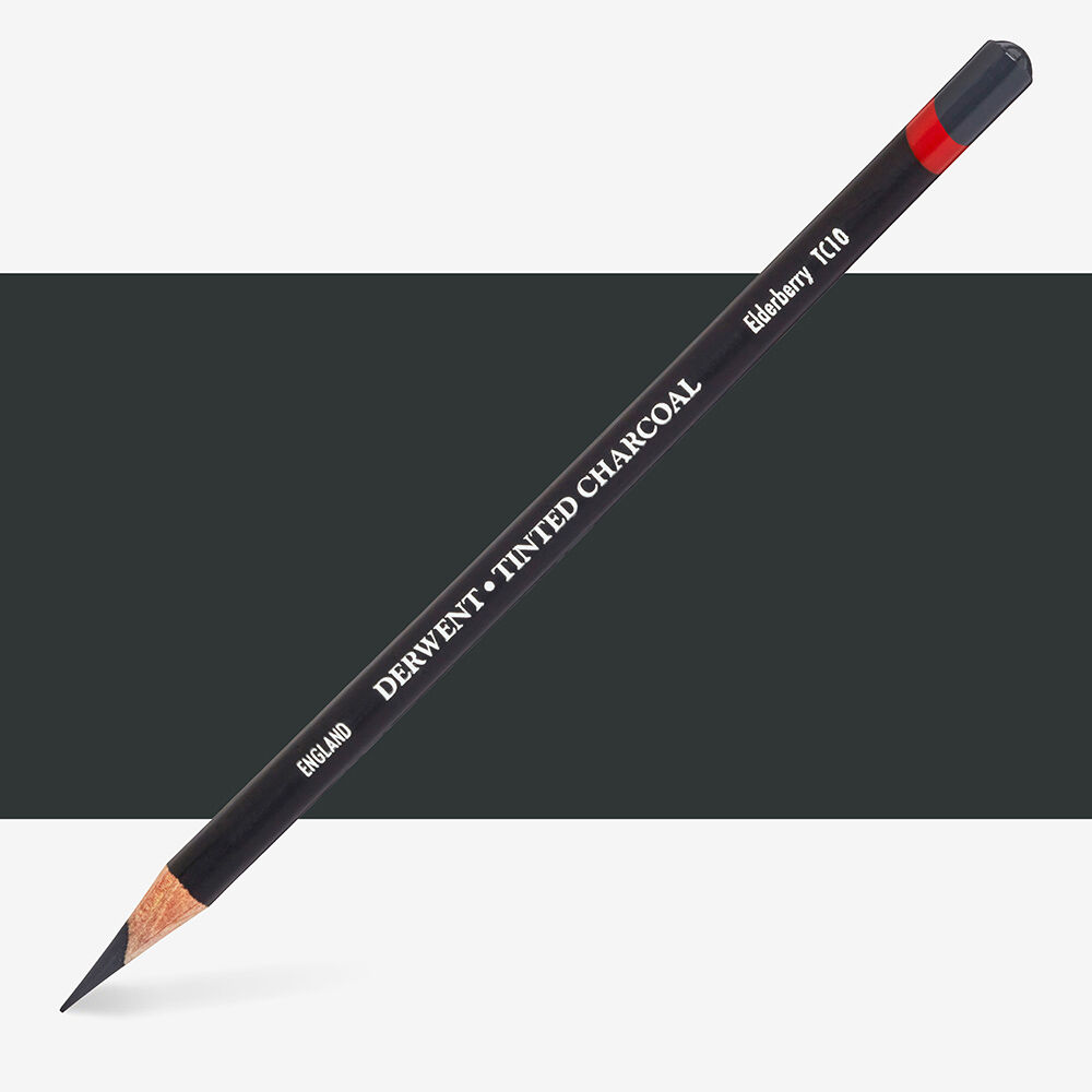 Derwent Tinted Charcoal Renkli Kömür Füzen Kalem TC10 Elderberry