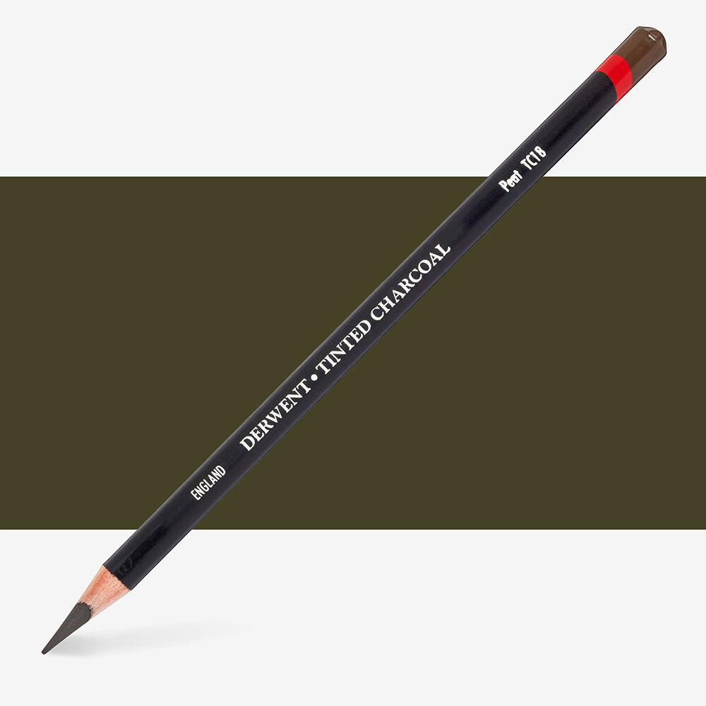 Derwent Tinted Charcoal Renkli Kömür Füzen Kalem TC18 Peat