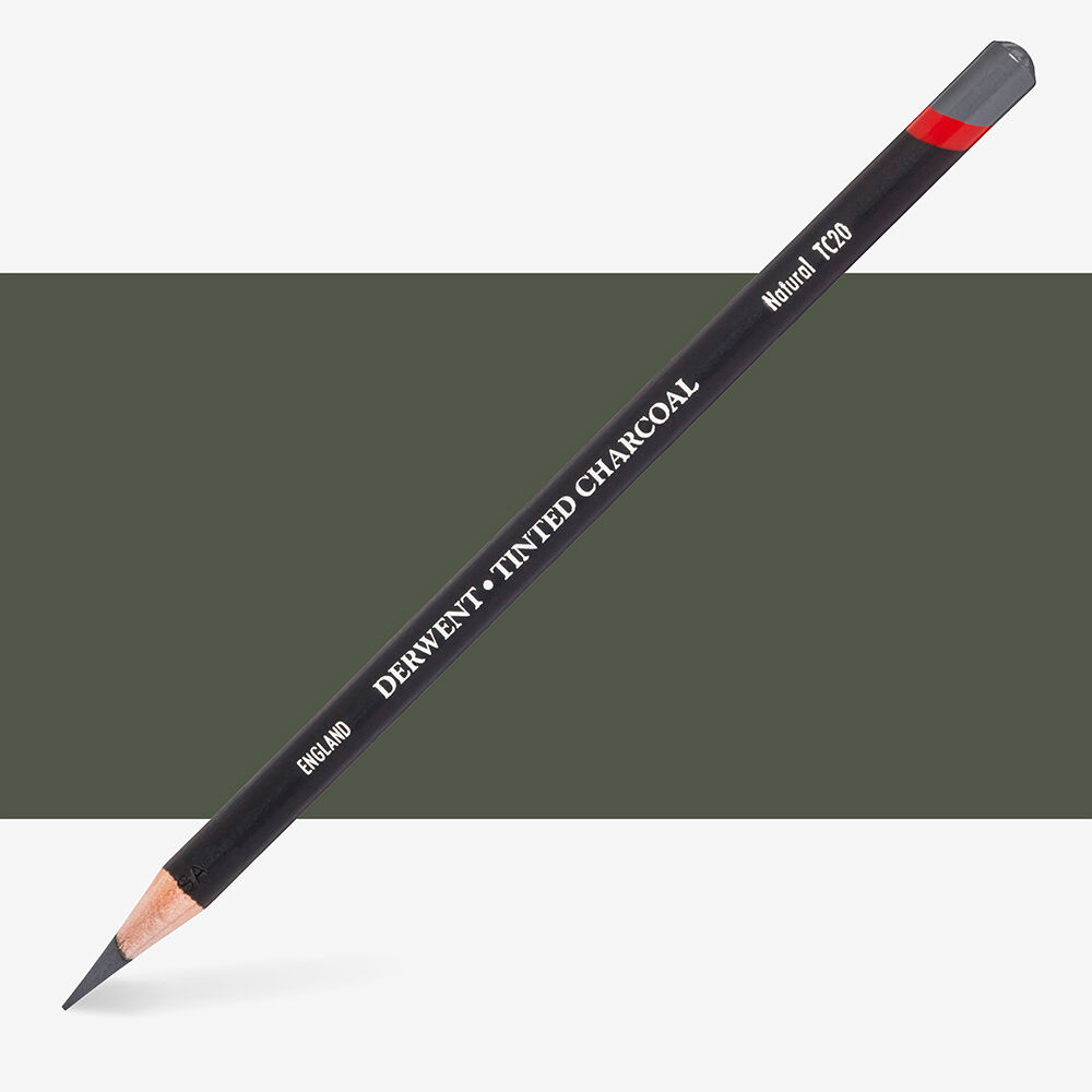 Derwent Tinted Charcoal Renkli Kömür Füzen Kalem TC20 Natural