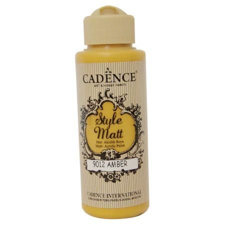 Style Matt- 9012 Amber