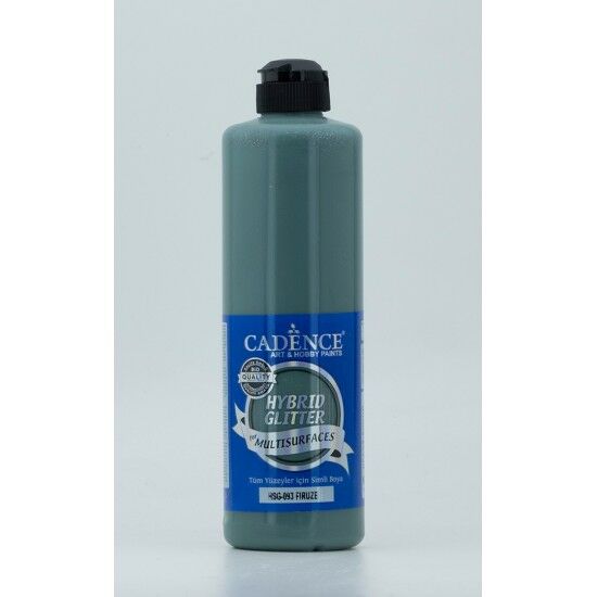 Cadence Hybrid Multisurface Simli Akrilik Boya HSG-093 Firüze 500 ml