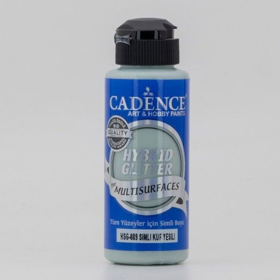 Cadence Hybrid Multisurface Simli Akrilik Boya HSG-089 Küf Yeşili 120 ml