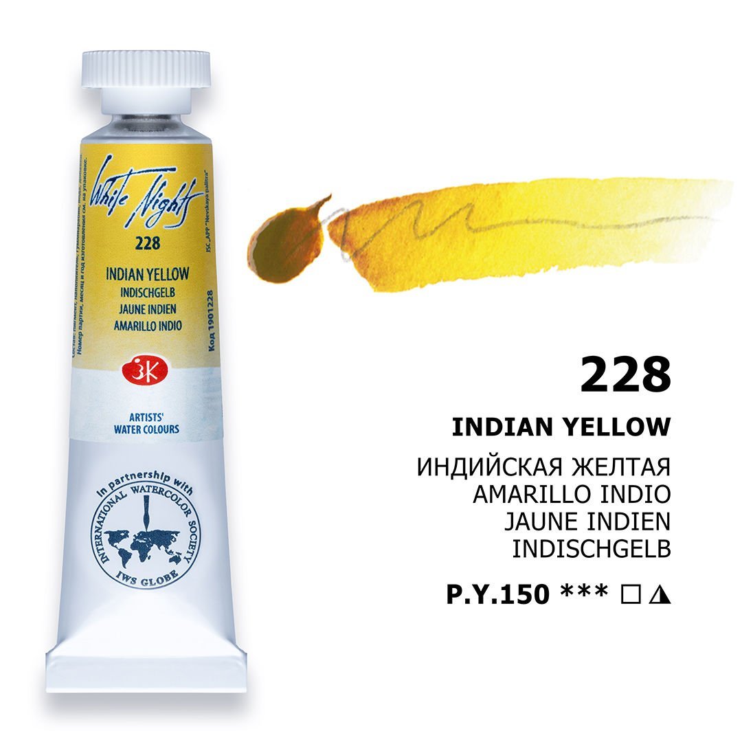 St.Petersburg White Nights Tüp Sulu Boya 10ml 228 Indian Yellow