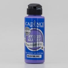 Cadence Hybrid Multisurface Simli Akrilik Boya HSG-034 Mor 120 ml