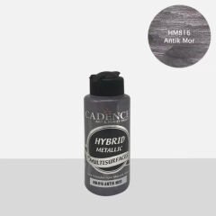 Cadence Hybrid Multisurface Metalik Boya HM-816 Antik Mor 120 ml