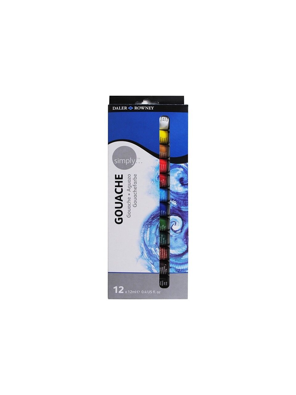 Daler Rowney Simply Guaj Boya Seti 12x12ml