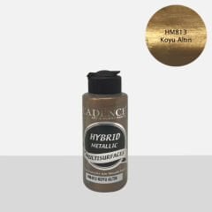 Cadence Hybrid Multisurface Metalik Boya HM-813 Koyu Altın