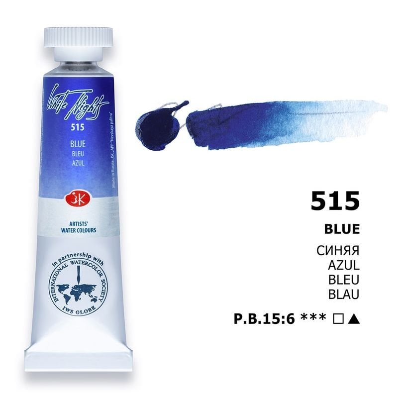 St.Petersburg White Nights Tüp Sulu Boya 10ml 515 Blue