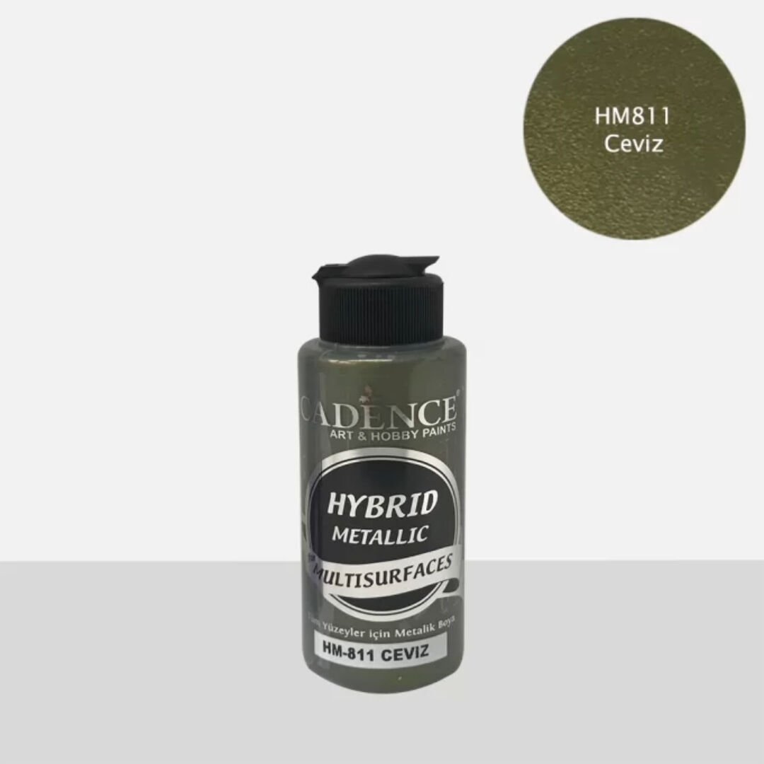Cadence Hybrid Multisurface Metalik Boya HM-811 Ceviz