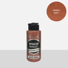 Cadence Hybrid Multisurface Metalik Boya HM-805 Bakır 120 ml