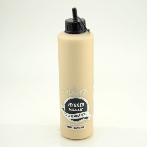 Cadence Hybrid Multisurface Metalik Boya HM-803 Şampanya 500 ml
