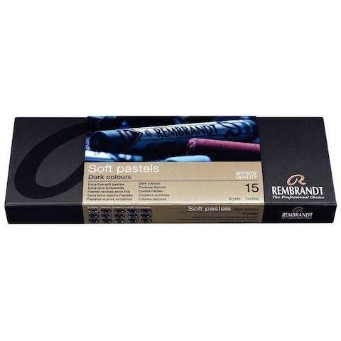 Rembrandt Soft Pastel Boya 15’li Dark Colours Tam Boy