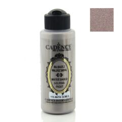 Cadence Su Bazlı Yaldız Boya 113 Antik Gümüş 120 ml