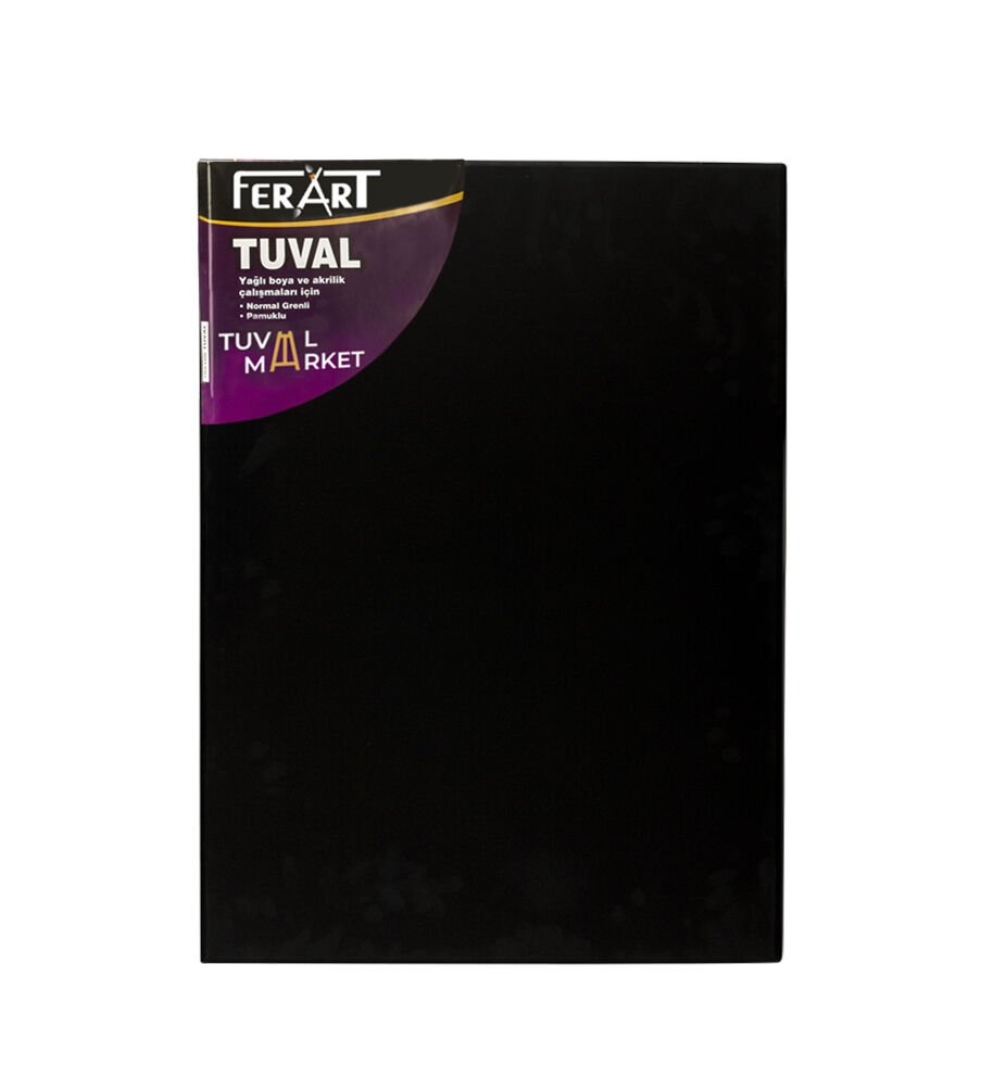 30x50 cm Tuval STD BLACK