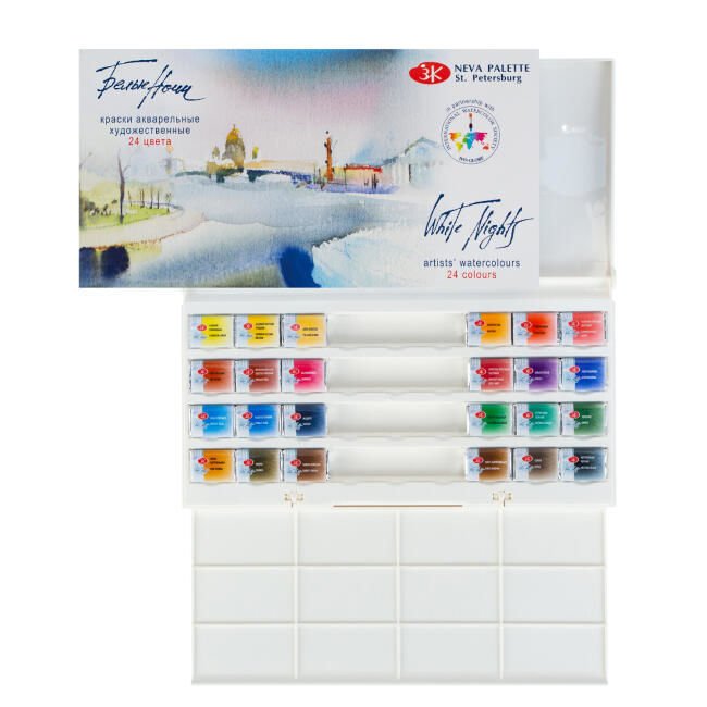 St. Petersburg White Nights Extra-Fine Tam Tablet Sulu Boya Seti 2.5 ml 24’lü 1942090